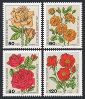 Germany B600-B603, MNH. Mi 1150-1153. Flowers 1982. Tea-rose Hybrid, Floribunda, - Ongebruikt
