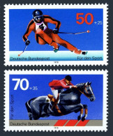 Germany B547-B548, MNH. Michel 958-968. Sport 1978. Giant Slalom, Steeplechase. - Unused Stamps