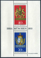 Germany B502 Sheet, MNH. Michel 766-767 Bl.9. Post House Sings, IBRA-1973. - Ongebruikt