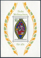 Germany B537 & Berlin 9NB132, MNH. Christmas 1976 .Windows, Frauenkirche. - Unused Stamps