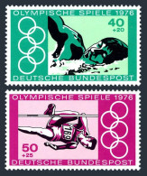 Germany B530-B532,MNH.Mi 886-887,Bl.12. Olympics Montreal-1976.Swimming,Hockey, - Ongebruikt