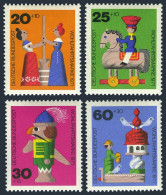 Germany B476-B479, MNH. Michel 705-708. Wooden Toys, 1971. - Unused Stamps
