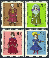 Germany B438-B441,MNH.Michel 571-574. Dolls From Germanic Natl Museum,1968. - Ongebruikt