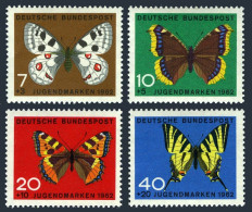 Germany B380-B383, MNH. Michel 376-379. Butterflies 1962. - Ungebraucht