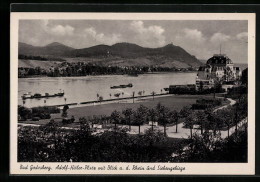 AK Bad Godesberg, Platz Mit Rheinblick U. Siebengebirge  - Autres & Non Classés