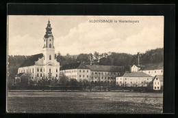 AK Aldersbach In Niederbayern, Teilansicht Mit Kirche  - Autres & Non Classés