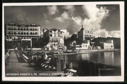 AK Sassnitz, Hotels U. Strandpromenade  - Sassnitz