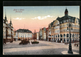 AK Bonn A. Rhein, Marktplatz  - Bonn