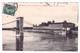 TOURNON Lycée National De Garçons Et Le Pont Suspendu - Andere & Zonder Classificatie