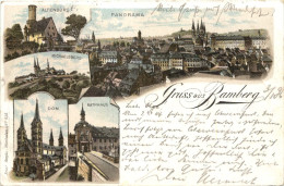 Gruß Aus Bamberg - Litho - Bamberg