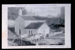 Cp, 86, Poitiers, Réédification De La Cella De Sainte Radegonde Au Monastère De Sainte Croix, Vierge - Poitiers