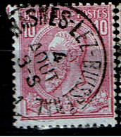 46  Obl  Frrasnes-Lez-Buissenal  + 8 - 1884-1891 Leopold II
