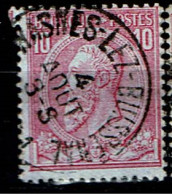 46  Obl  Frrasnes-Lez-Buissenal  + 8 - 1884-1891 Leopold II.