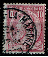 46  Obl  Forchies-La-Marche  + 8 - 1884-1891 Leopold II.