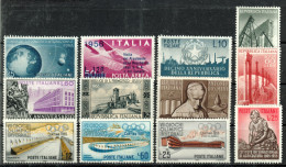 ITALIA 1955-56 Varied Group 12 ** Different Better Values Italien Italy Europe - 1946-60: Nuevos