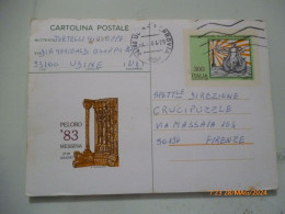 Cartolina Postale Viaggiata "PELORO '83 MESSINA" - 1981-90: Marcophilie