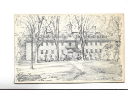 CPA ILLUSTREE WREN BUILDING , WILLIAMSBURG, VIRGINIA - Andere & Zonder Classificatie