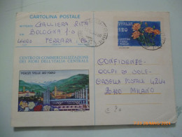 Cartolina Postale Viaggiata "CENTRO COMMERCIALIZZAZIONE DEI FIORI DELL'ITALIA CEMTRALE PESCIA" - 1981-90: Poststempel