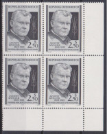 1979 , Mi 1628 ** (1) -  4 Er Block Postfrisch - 50. Todestag Von August Musger - Unused Stamps