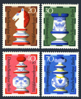 Germany-Berlin 9NB92-B95, MNH. Michel 435-438. Chess Pieces-Faience Works, 1972. - Ongebruikt