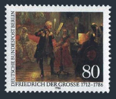 Germany-Berlin 9N515,MNH.Mi 764. King Frederick Great,1986.By Adolph Von Menzel. - Ongebruikt