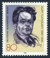 Germany-Berlin 9N506, MNH. Mi 748. Kurt Tucholsky, Novelist, Journalist. 1985. - Ungebraucht
