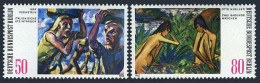 Germany-Berlin 9N474-475, MNH. Mi 678-679. Art 1982. Max Pechstein,Otto Mueller. - Ongebruikt