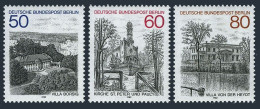 Germany-Berlin 9N476-478,MNH. Mi 685-687. Villa Borsig,Sts Peter & Paul Church,  - Ungebraucht