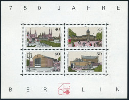 Germany-Berlin 9N537 Ad Sheet,MNH.Mi Bl.8. Berlin,750th Ann.1987.Architecture. - Ungebraucht