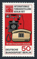 Germany-Berlin 9N409, MNH. Michel 549. Telephone In Germany-100, 1977. - Unused Stamps