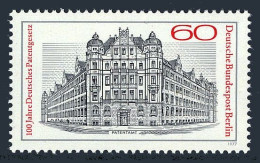 Germany-Berlin 9N408, MNH. Mi 550. German Patent Laws-100, 1977. Patent Office. - Unused Stamps