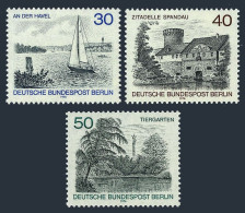 Germany-Berlin 9N388-N390, MNH. Mi 529-531. Berlin 1976. Uavel River, Tiergarten - Unused Stamps
