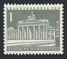 Germany-Berlin 9N120A Block/9, MNH. Michel 141. Brandenburg Gate, 1963. - Nuovi
