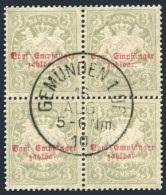 Germany Bavaria J11 Block/4r,CTO.Michel P10Bx. Postage Due Stamps,1903. - Neufs