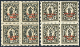 Germany Bavaria 270 Blocks/4 2 Types,MNH.Mi 133-I,133-II. Madonna & Child,1920. - Postfris