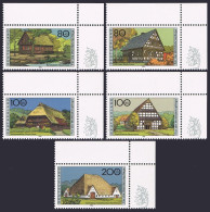 Germany B802-B806, MNH. Michel 1883-1887. Farmhouses, 1996. - Neufs