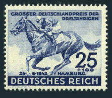 Germany B204, MNH. Michel 814. 73th Hamburg Derby, 1942. - Unused Stamps