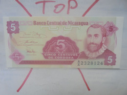 NICARAGUA 5 Centavos ND (1991) Neuf (B.33) - Nicaragua