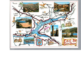 SERRE PONCON 05 - Plan Carte De La Région Le Lac Et Ses Environ Touristique - Autres & Non Classés
