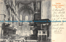 R146247 London. St. Pauls Cathedral. The Choir. Stengel. 1905 - Andere & Zonder Classificatie