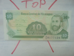 NICARAGUA 10 Centavos ND (1991) Neuf (B.33) - Nicaragua