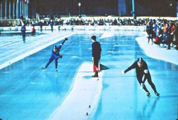 Diapositive Diapo Jeux Olympiques D'Hiver GRENOBLE 1968  Patinage De Vitesse Hommes Une Course - Dias