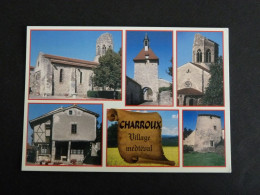 CHARROUX - ALLIER - VILLAGE MEDIEVAL MULTIVUES - Otros & Sin Clasificación