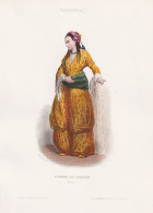 Femme De Harem (Egypte) - Egyptian Wife Woman / Egypt Ägypten / Costume Tracht Costumes Trachten - Prints & Engravings