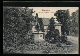 AK Rheinsberg, Kronprinz Friedrich-Denkmal  - Rheinsberg
