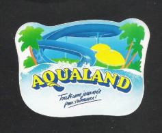 STICKER AQUALAND. Toute Une Journée Pour S'amuser!  (S 427) - Pegatinas