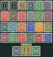 Germany 530-556, MNH. Michel 911-937. Definitive 1946. Numeral. - Numismatische Enveloppen