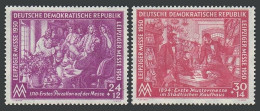 Germany-GDR B15-B16, Lightly Hinged. Michel 248-249. Leipzig Spring Fair, 1950. - Neufs