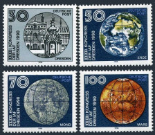 Germany-GDR 2849-2852,MNH.Mi 3360-3363. Astronautics Federation,41st Ann.1990. - Unused Stamps