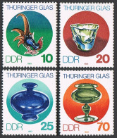 Germany-GDR 2379-2382, MNH. Michel 2835-2838. Thuringian Glass, 1983. - Unused Stamps